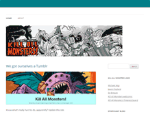 Tablet Screenshot of killallmonsters.com